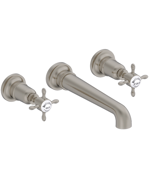 Additional image of Burlington Guild 3 Hole Wall Mounted Traditional Basin Mixer Tap