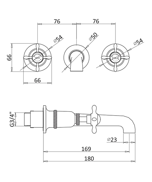 Technical drawing 71742 / GU330WNC