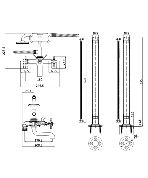 Technical drawing 71740 / BUGU422FC