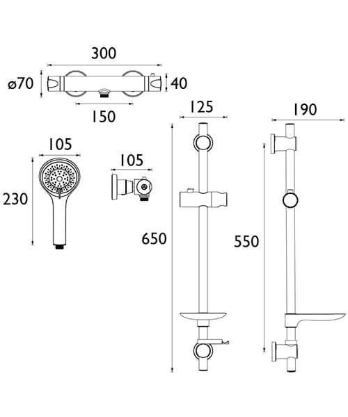 Technical drawing 3228 / AR2 SHXMTFF C