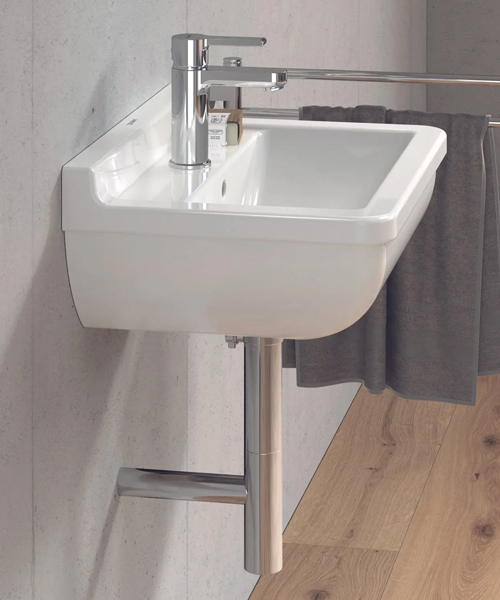 Alternate image of Duravit Starck-3 500 x 360mm 1 TH Underneath Glazed Washbasin With Overflow