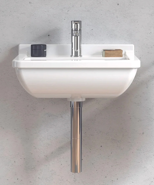 Alternate image of Duravit Starck-3 500 x 360mm 1 TH Underneath Glazed Washbasin With Overflow