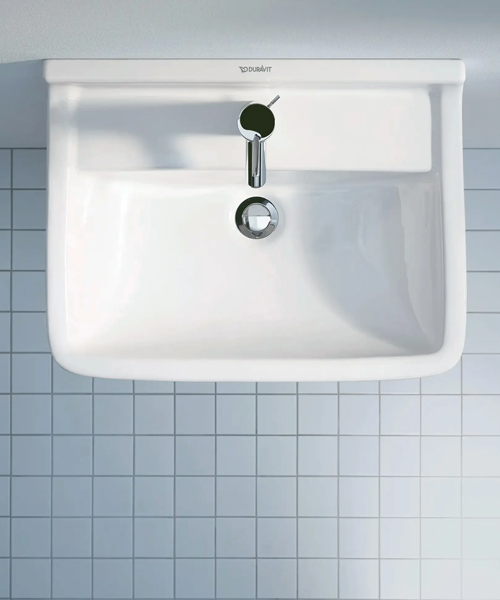 Alternate image of Duravit Starck-3 500 x 360mm 1 TH Underneath Glazed Washbasin With Overflow