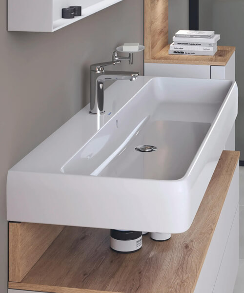 Duravit Collection-One 1200 x 470mm  Furniture Washbasin With Tap Platform And Overflow