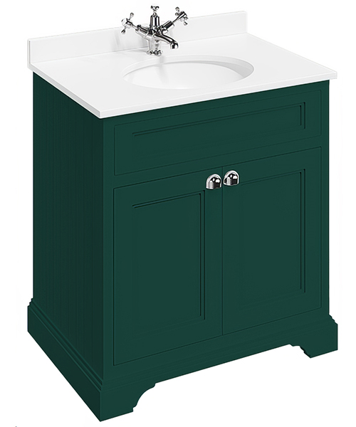 Burlington 820mm High 2-Door Freestanding Vanity Unit