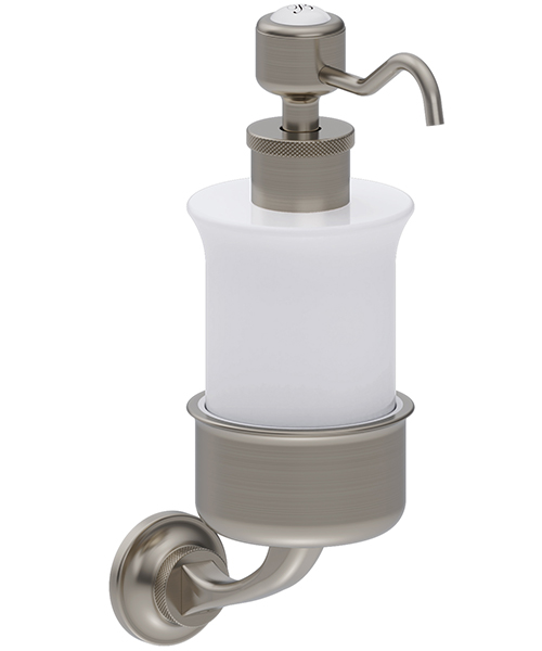 Additional image of Burlington Guild Traditional Wall Mounted Soap Dispenser And Holder