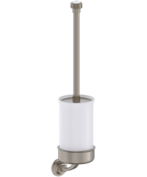 Additional image of Burlington Guild Traditional Wall Mounted Toilet Brush and Holder