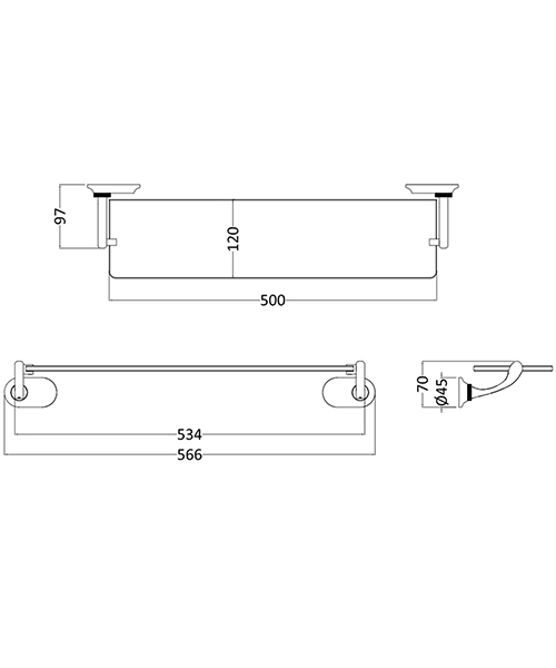 Technical drawing 71754 / GU030C