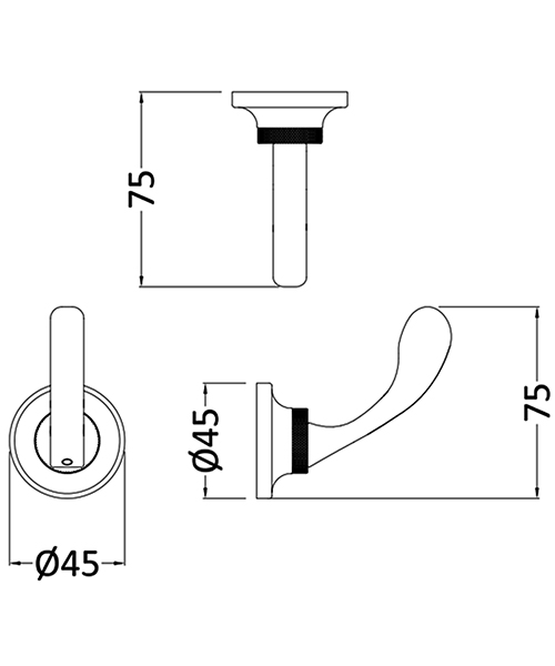 Technical drawing 71755 / GU021C
