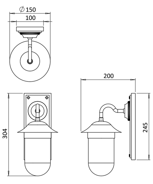 Technical drawing 71757 / GUL001C