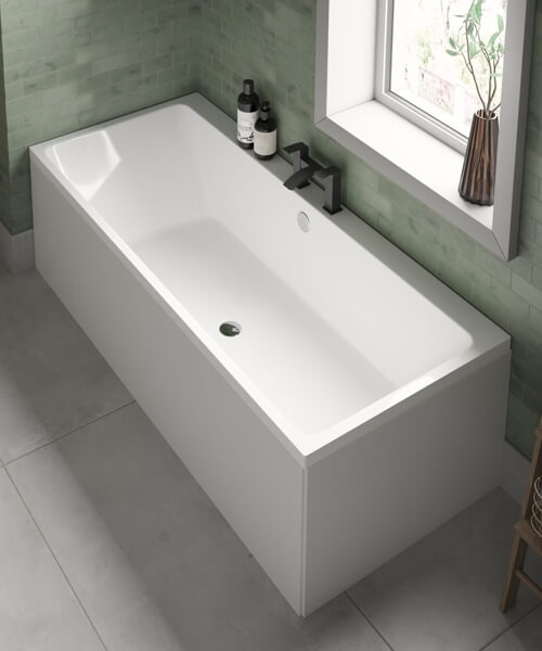 Trojan Elite Edge Double Ended Fully Encapsulated Baseboard Bath