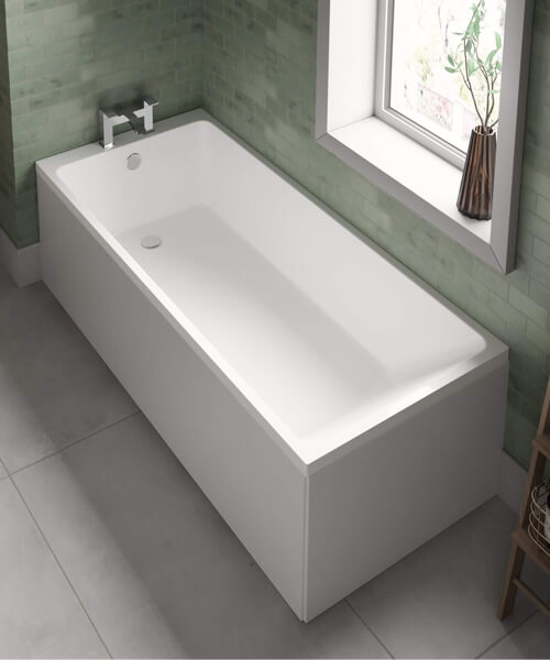 Trojan Elite Edge Single Ended Fully Encapsulated Baseboard Bath