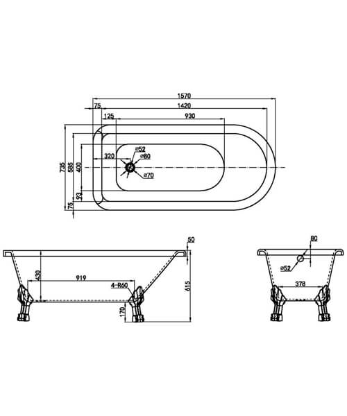 Technical drawing 72625 / B002447