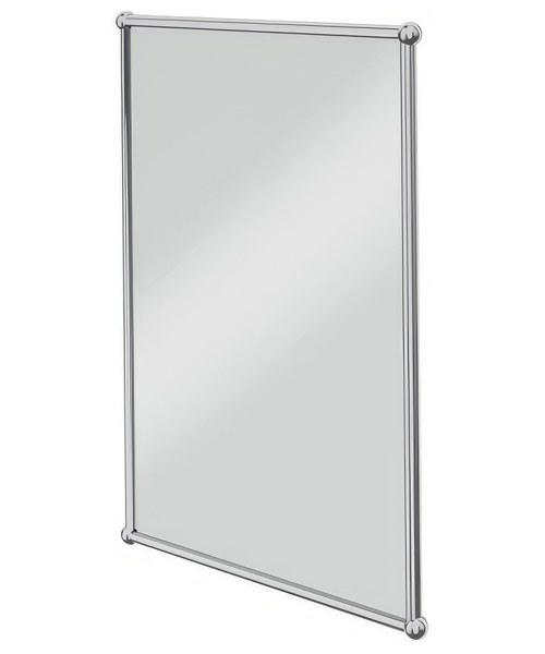Burlington Rectangular Mirror With Chrome Frame - W 500 x H 700mm