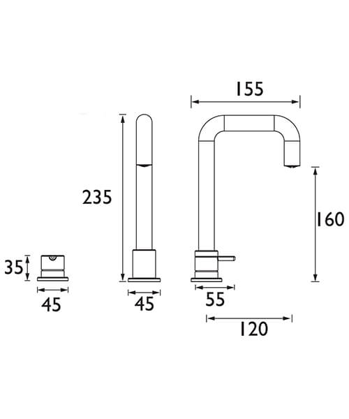 Technical drawing 68496 / AL 3TH BAS C