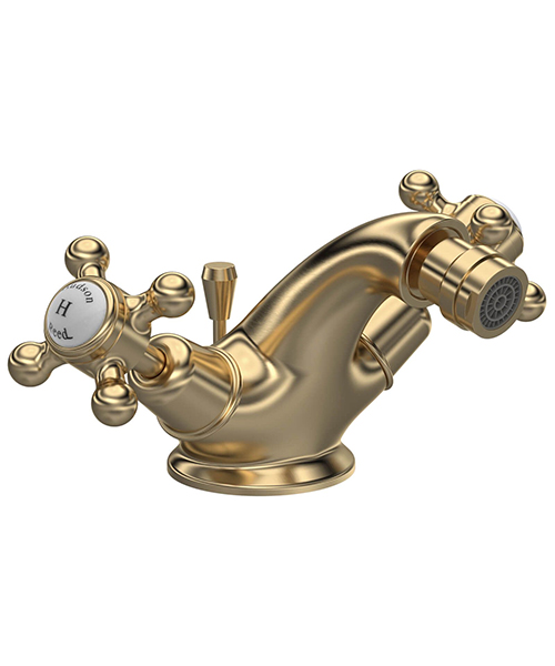 Alternate image of Hudson Reed Topaz Deck Mounted Mono Bidet Mixer Tap With Pop Up Waste