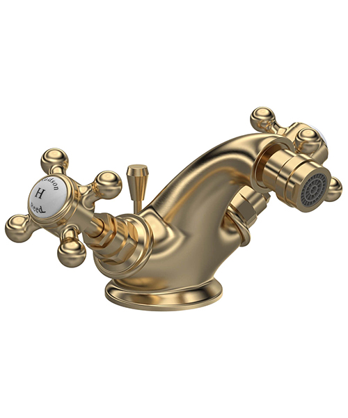 Alternate image of Hudson Reed Topaz Deck Mounted Mono Bidet Mixer Tap With Pop Up Waste