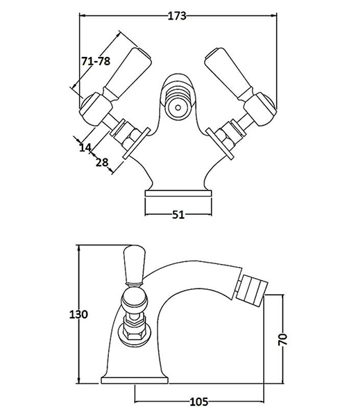 Technical drawing 72991 / BC306HL