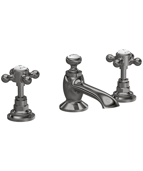 Alternate image of Hudson Reed Topaz 3 Hole Basin Mixer Tap With Pop Up Waste