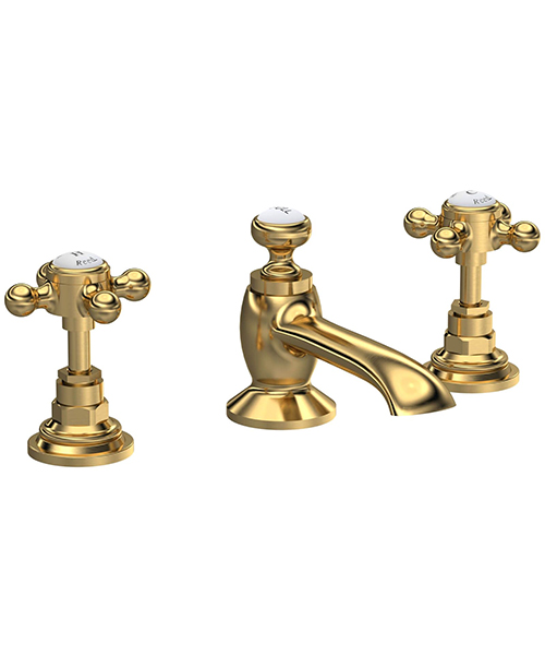 Alternate image of Hudson Reed Topaz 3 Hole Basin Mixer Tap With Pop Up Waste