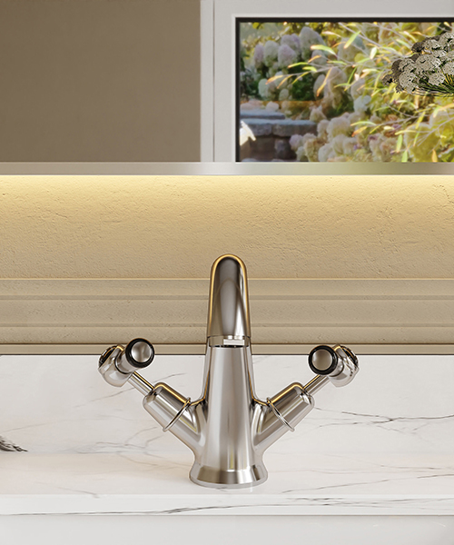 Alternate image of Hudson Reed Topaz Deck Mounted Mono Basin Mixer Tap With Pop-Up Waste