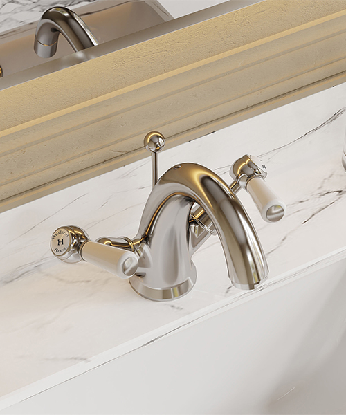 Alternate image of Hudson Reed Topaz Deck Mounted Mono Basin Mixer Tap With Pop-Up Waste