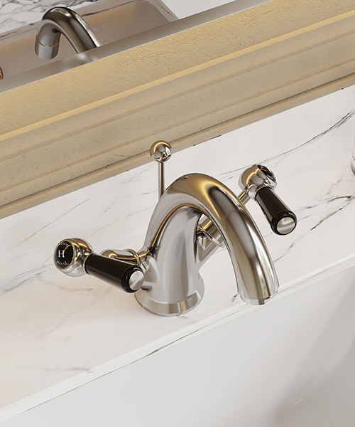 Alternate image of Hudson Reed Topaz Deck Mounted Mono Basin Mixer Tap With Pop-Up Waste