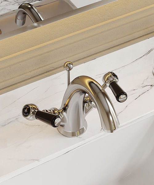 Alternate image of Hudson Reed Topaz Deck Mounted Mono Basin Mixer Tap With Pop-Up Waste