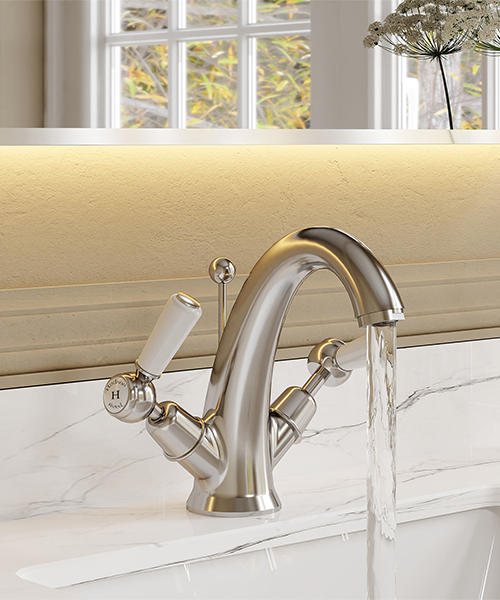 Alternate image of Hudson Reed Topaz Deck Mounted Mono Basin Mixer Tap With Pop-Up Waste