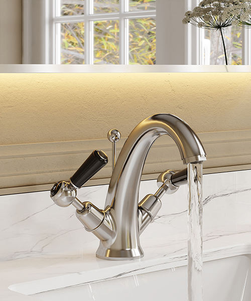 Alternate image of Hudson Reed Topaz Deck Mounted Mono Basin Mixer Tap With Pop-Up Waste