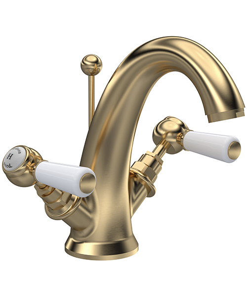 Alternate image of Hudson Reed Topaz Deck Mounted Mono Basin Mixer Tap With Pop-Up Waste