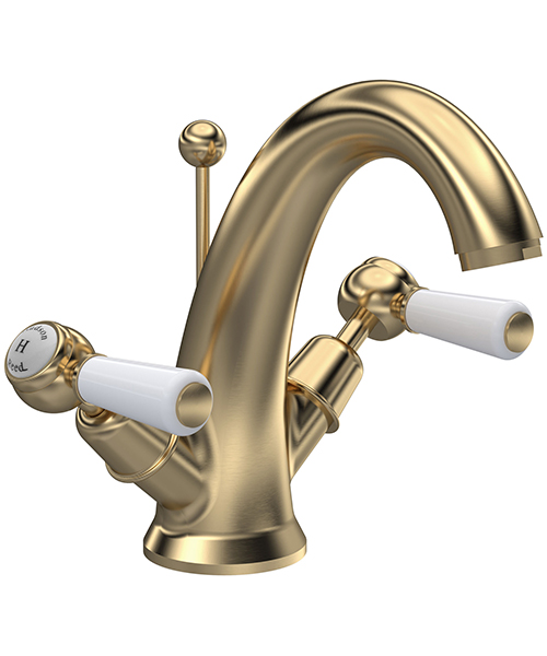 Alternate image of Hudson Reed Topaz Deck Mounted Mono Basin Mixer Tap With Pop-Up Waste