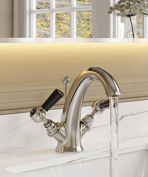 Alternate image of Hudson Reed Topaz Deck Mounted Mono Basin Mixer Tap With Pop-Up Waste