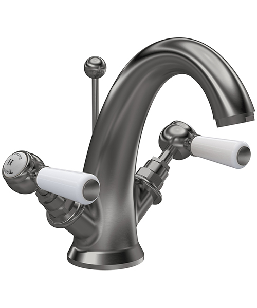 Alternate image of Hudson Reed Topaz Deck Mounted Mono Basin Mixer Tap With Pop-Up Waste