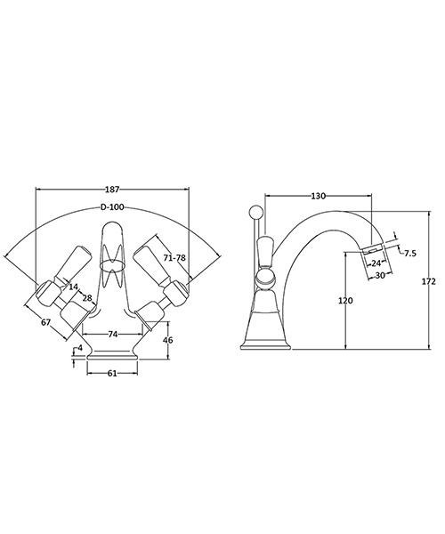 Technical drawing 72993 / BC305DL