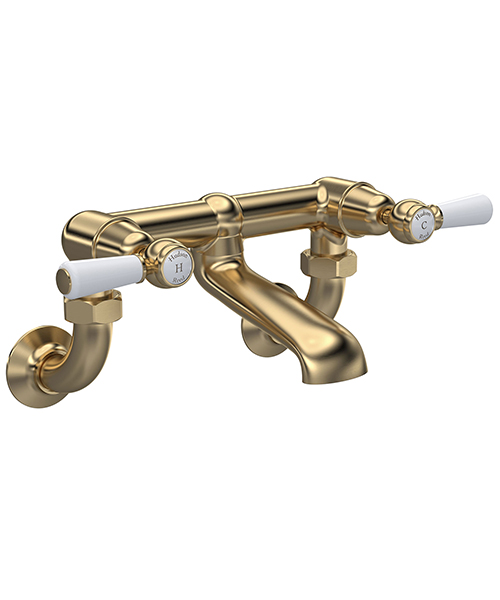 Alternate image of Hudson Reed Topaz 2 Hole Wall Mounted Bath Filler Tap