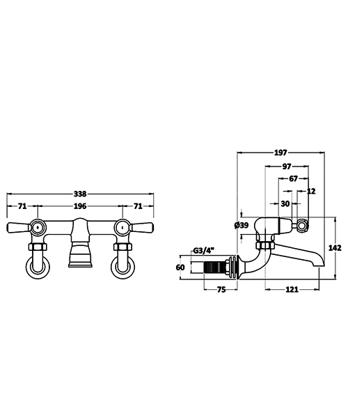 Technical drawing 72995 / BC303DLWM