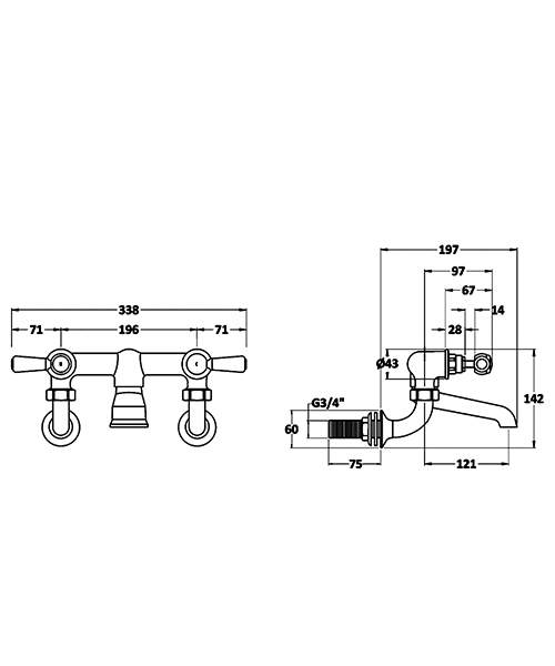 Technical drawing 72995 / BC303DLWM