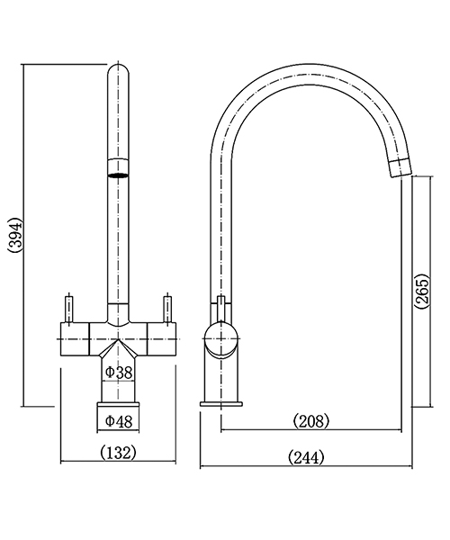 Technical drawing 75513 / KVE305DL