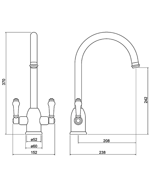 Technical drawing 75515 / KSR305DL