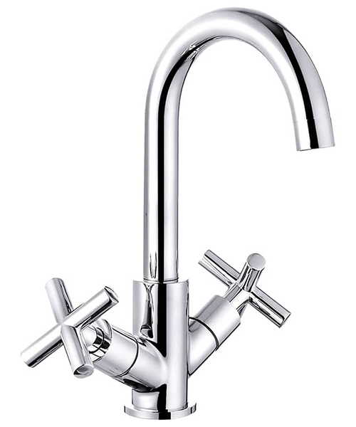 Nuie Yareth Traditional Chrome Mono Kitchen Sink Mixer Tap