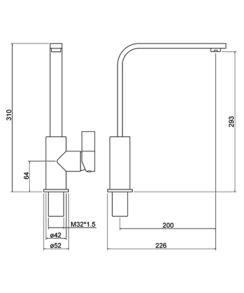 Technical drawing 75512 / KSE305SL