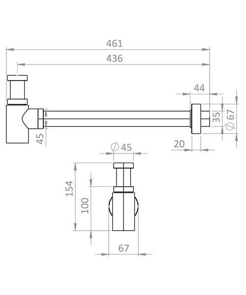 Technical drawing 8578 / BTR0401C