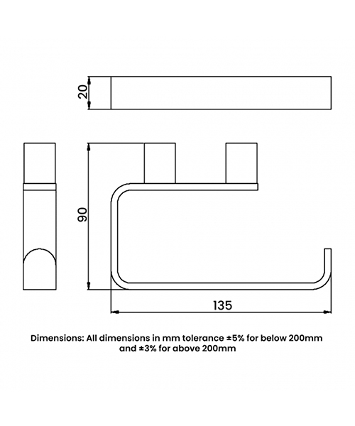 Technical drawing 71627 / RAKPER9901-2C