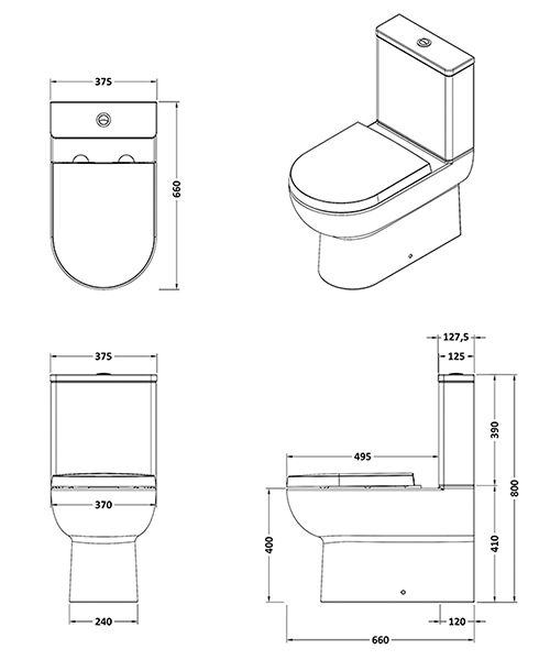 Technical drawing 75518 / CLW007