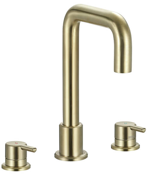 Alternate image of Bristan Altum 3 Hole Deck Mounted Basin Mixer Tap