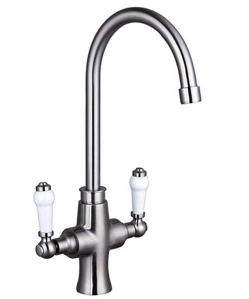 Additional image of Nuie Sarani Dual Handle Deck-Mounted Mono Sink Mixer Tap