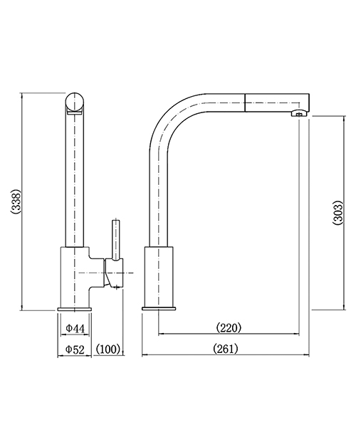 Technical drawing 75507 / KZN305SL