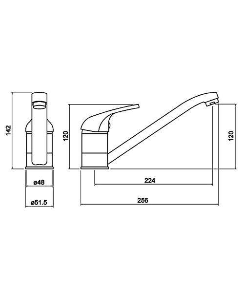 Technical drawing 75505 / KJR305SL