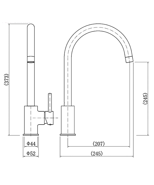 Technical drawing 75510 / KAN305SL